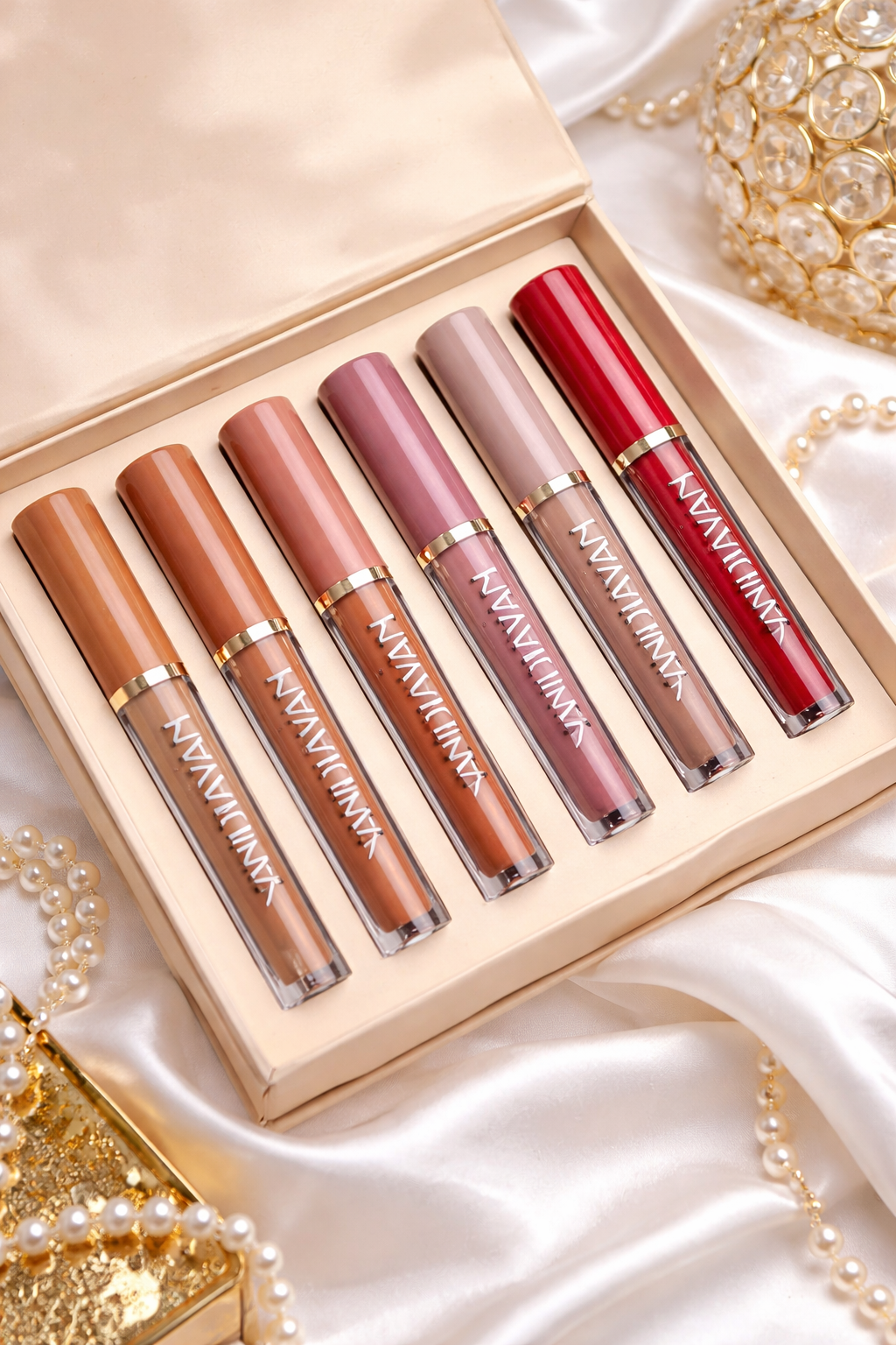 Feel High Metallic Lipstick Set of 6 (Shade A)