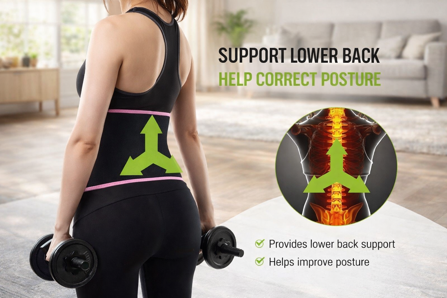 Adjustable Waist Trimmer Belt